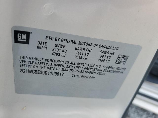 Photo 10 from auction – 2012 CHEVROLET IMPALA LTZ with VIN 2G1WC5E39C1100617