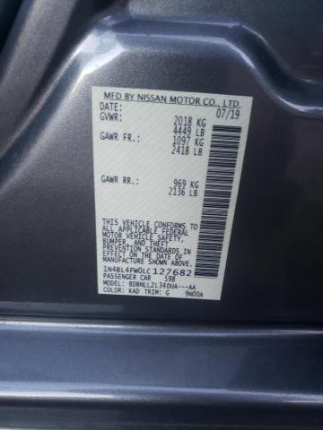 Photo 10 from auction – 2020 NISSAN ALTIMA PLA with VIN 1N4BL4FW0LC127682