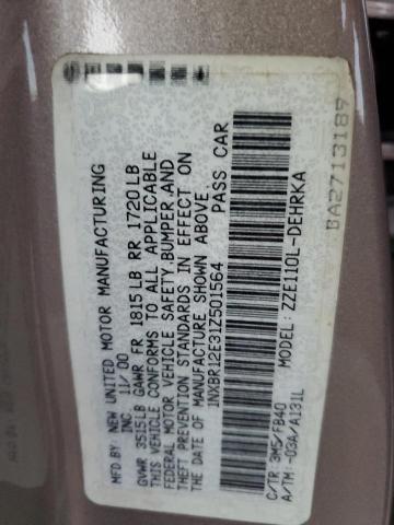 Photo 10 from auction – 2001 TOYOTA COROLLA CE with VIN 1NXBR12E31Z501564