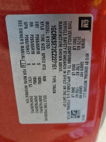 Photo 10 from auction – 2012 CHEVROLET SILVERADO with VIN 1GCRKSE72CZ227161