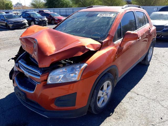 Photo 2 from auction – 2015 CHEVROLET TRAX 1LT with VIN KL7CJLSB4FB126558