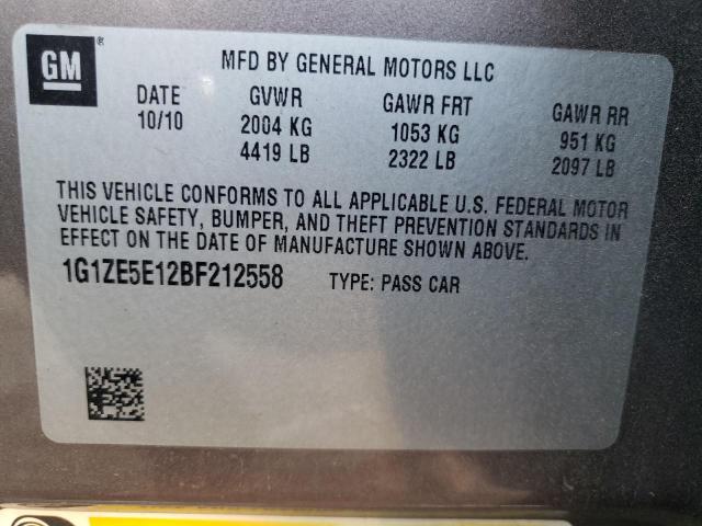 Photo 10 from auction – 2011 CHEVROLET MALIBU LTZ with VIN 1G1ZE5E12BF212558