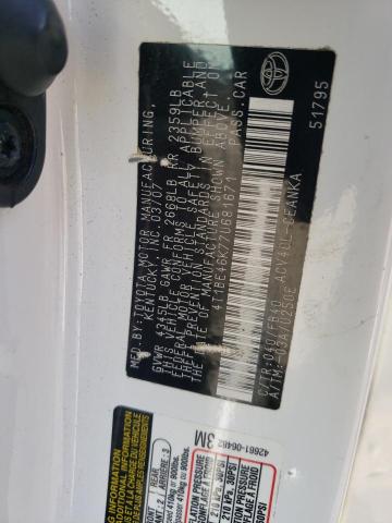 Photo 10 from auction – 2007 TOYOTA CAMRY with VIN 4T1BE46K77U681671