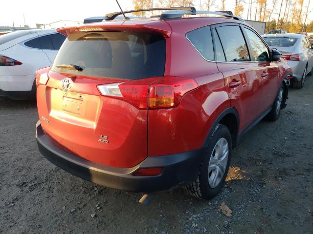 Photo 4 from auction – 2015 TOYOTA RAV4 LE with VIN 2T3BFREV4FW350106