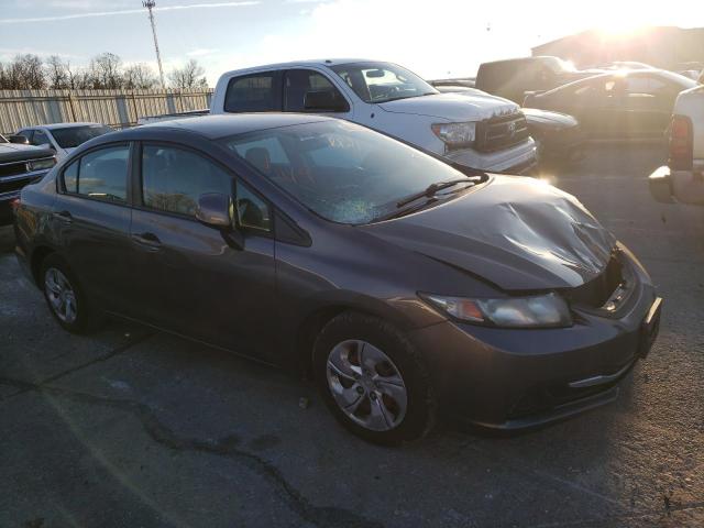 HONDA CIVIC LX 2013 with VIN 19XFB2F56DE012668 - Photo from auction