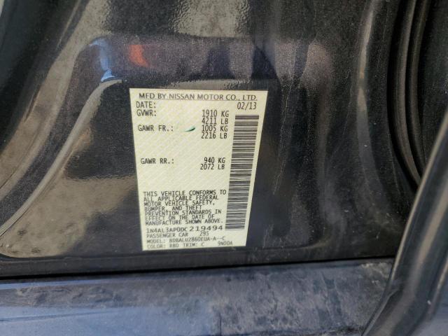 Photo 10 from auction – 2013 NISSAN ALTIMA 2.5 with VIN 1N4AL3AP0DC219494