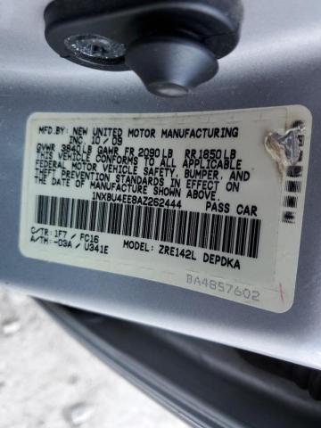 Photo 10 from auction – 2010 TOYOTA COROLLA with VIN 1NXBU4EE8AZ262444