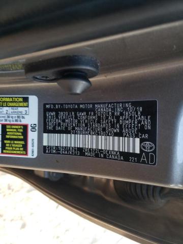 Photo 10 from auction – 2019 TOYOTA COROLLA L with VIN 2T1BURHE8KC190740