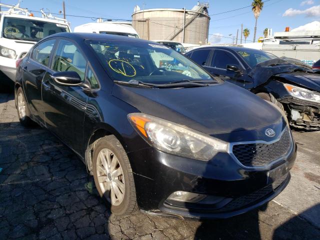 KIA FORTE EX 2014 with VIN KNAFX4A8XE5123054 - Photo from auction