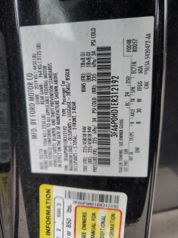 Photo 10 from auction – 2014 FORD FUSION SE with VIN 3FA6P0HD1ER312192