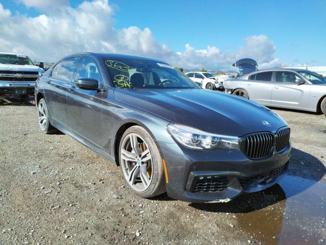 BMW 740 I 2019 with VIN WBA7E2C5XKB454182 - Photo from auction