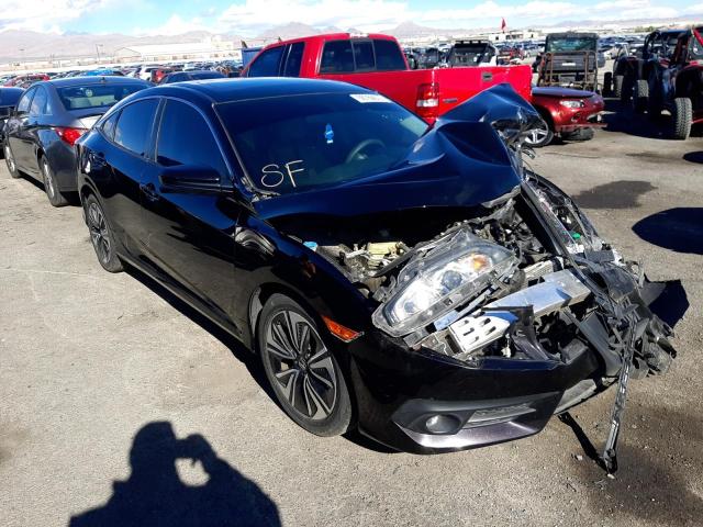 HONDA CIVIC EX 2017 with VIN 19XFC1F30HE001645 - Photo from auction