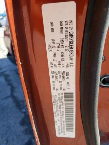 Photo 10 from auction – 2012 JEEP COMPASS LA with VIN 1C4NJCEA3CD610218