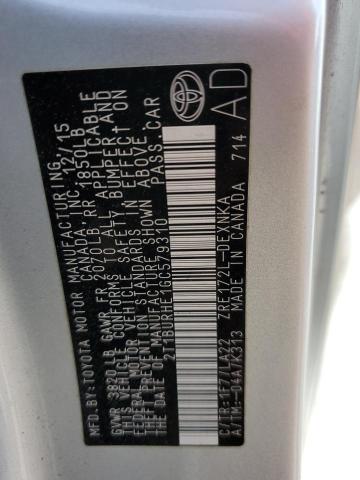 Photo 10 from auction – 2016 TOYOTA COROLLA L with VIN 2T1BURHE1GC579310