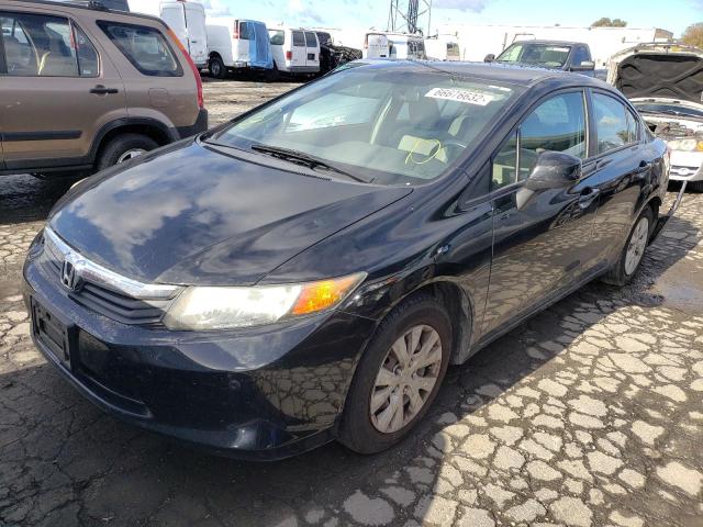 Photo 2 from auction – 2012 HONDA CIVIC LX with VIN 19XFB2F53CE389859
