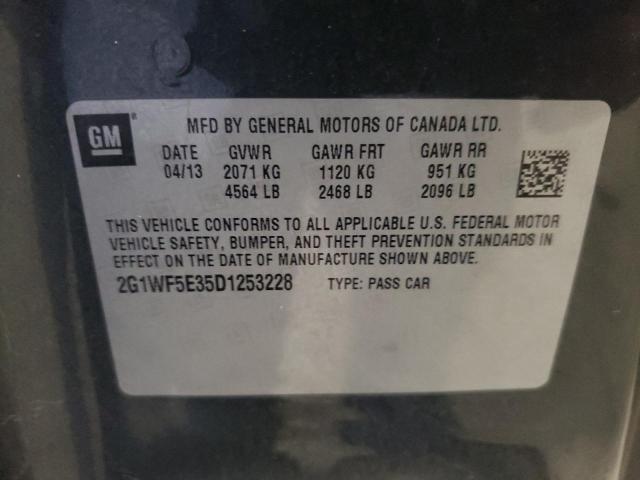 Zdjęcie 10 z aukcji – 2013 CHEVROLET IMPALA LS z VIN 2G1WF5E35D1253228