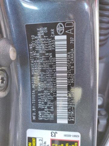 Photo 10 from auction – 2010 TOYOTA COROLLA BA with VIN 2T1BU4EE9AC496786