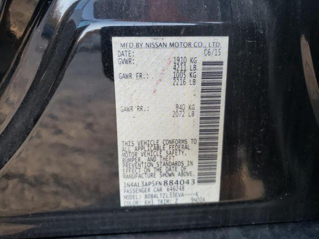 Photo 10 from auction – 2015 NISSAN ALTIMA 2.5 with VIN 1N4AL3AP5FN884043
