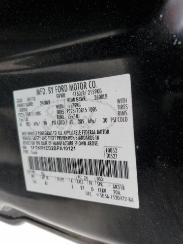 Photo 10 from auction – 2011 FORD RANGER SUP with VIN 1FTKR1ED2BPA10121