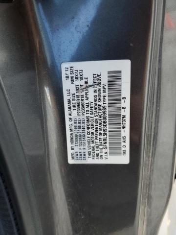 Photo 10 from auction – 2013 HONDA ODYSSEY TO with VIN 5FNRL5H93DB009989