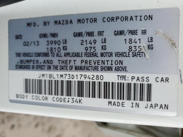 Photo 10 from auction – 2013 MAZDA 3 I with VIN JM1BL1M73D1794280