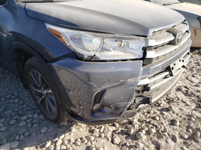 Photo 9 from auction – 2019 TOYOTA HIGHLANDER with VIN 5TDJZRFH9KS982350