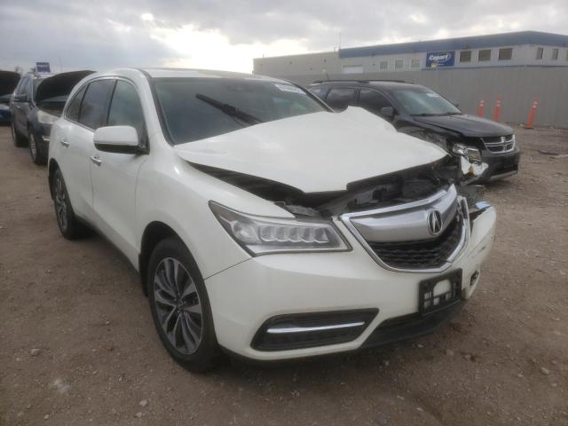 ACURA MDX TECHNO 2016 with VIN 5FRYD4H42GB019889 - Photo from auction