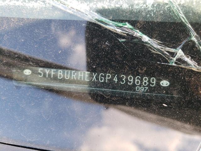 Photo 10 from auction – 2016 TOYOTA COROLLA L with VIN 5YFBURHEXGP439689