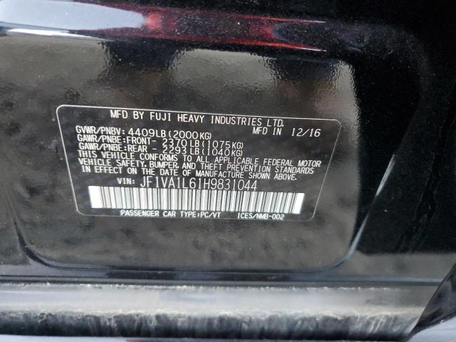 Photo 10 from auction – 2017 SUBARU WRX LIMITE with VIN JF1VA1L61H9831044