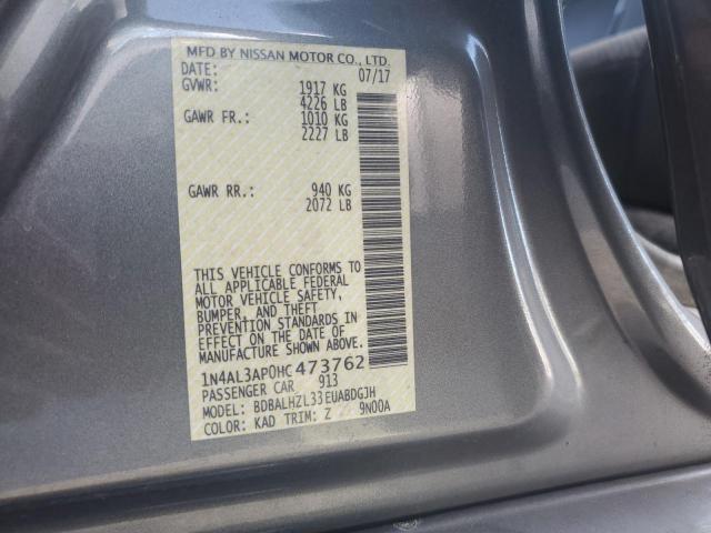 Photo 10 from auction – 2017 NISSAN ALTIMA 2.5 with VIN 1N4AL3AP0HC473762