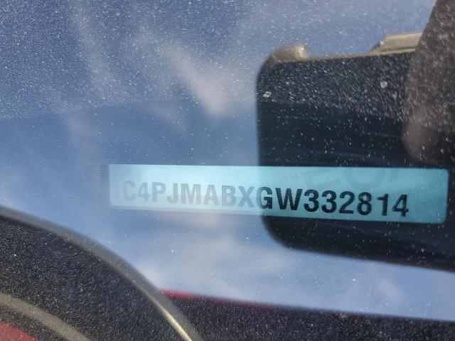 Photo 10 from auction – 2016 JEEP CHEROKEE S with VIN 1C4PJMABXGW332814