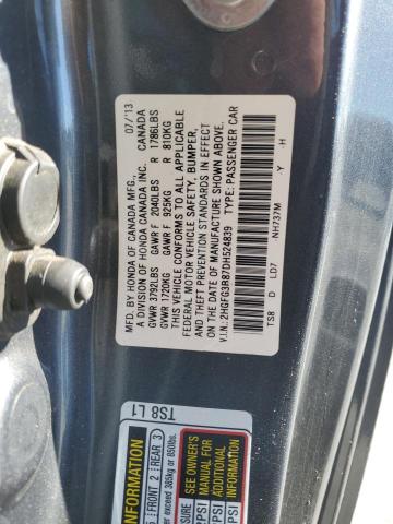 Photo 10 from auction – 2013 HONDA CIVIC EX with VIN 2HGFG3B87DH524839