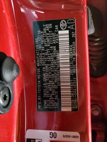 Photo 10 from auction – 2017 TOYOTA COROLLA with VIN 2T1BURHE1HC819991