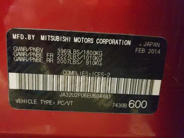 Photo 10 from auction – 2014 MITSUBISHI LANCER ES/ with VIN JA32U2FU6EU604461