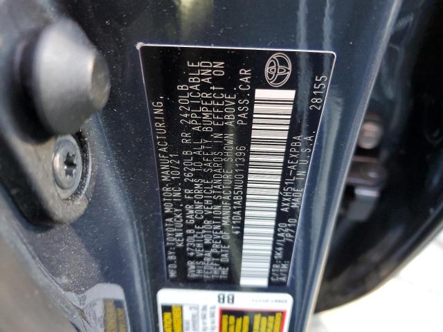 Photo 10 from auction – 2022 TOYOTA AVALON LIM with VIN 4T1DA1AB5NU011396
