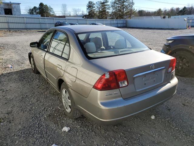 Photo 3 from auction – 2003 HONDA CIVIC LX with VIN 2HGES16523H557082