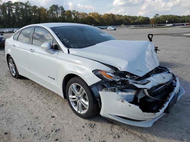 FORD FUSION SE 2018 with VIN 3FA6P0LU1JR253758 - Photo from auction