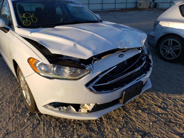 Photo 9 from auction – 2017 FORD FUSION SE with VIN 3FA6P0H70HR390655