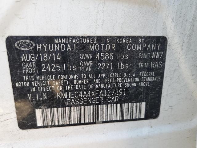 Photo 10 from auction – 2015 HYUNDAI SONATA HYB with VIN KMHEC4A4XFA127391