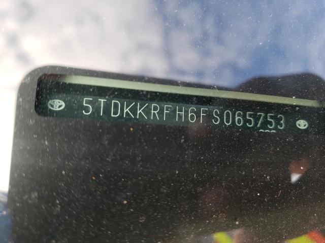 Photo 10 from auction – 2015 TOYOTA HIGHLANDER with VIN 5TDKKRFH6FS065753