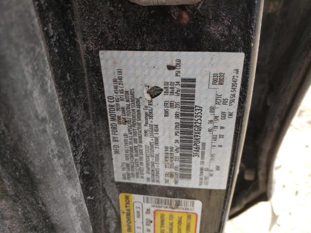 Photo 10 from auction – 2016 FORD FUSION TIT with VIN 3FA6P0K9XGR253537