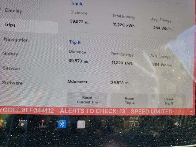 Photo 8 from auction – 2020 TESLA MODEL Y with VIN 5YJYGDEE9LF044112