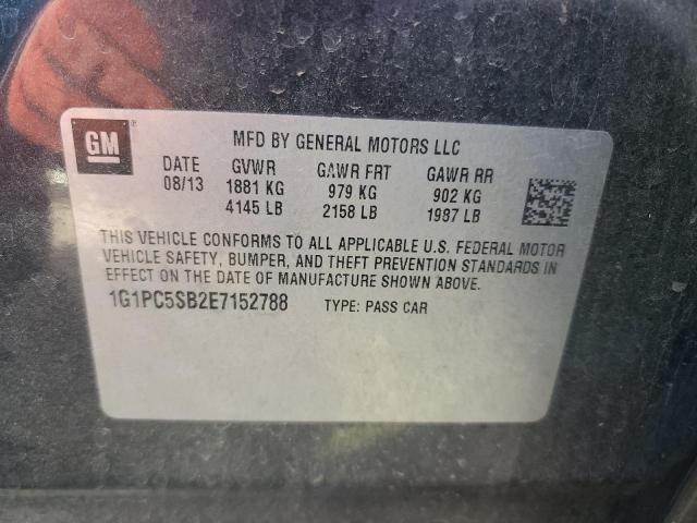 Photo 10 from auction – 2014 CHEVROLET CRUZE LT with VIN 1G1PC5SB2E7152788