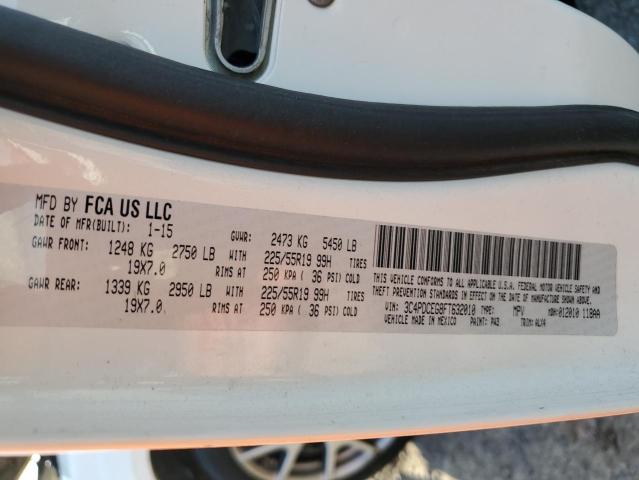 Photo 10 from auction – 2015 DODGE JOURNEY R/ with VIN 3C4PDCEG8FT632010