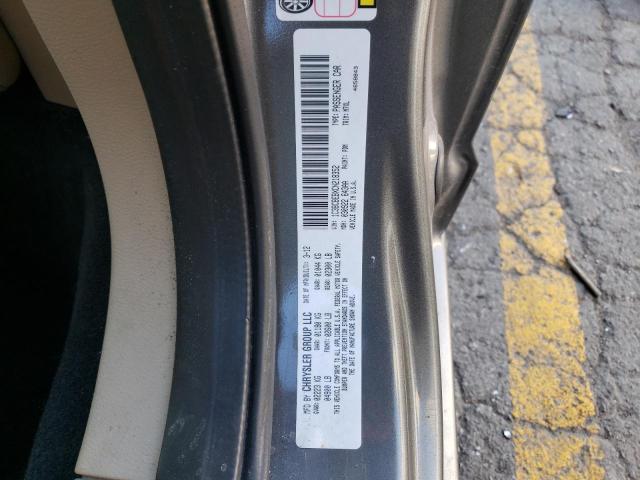 Photo 10 from auction – 2012 CHRYSLER 200 TOURIN with VIN 1C3BCBEBXCN218352