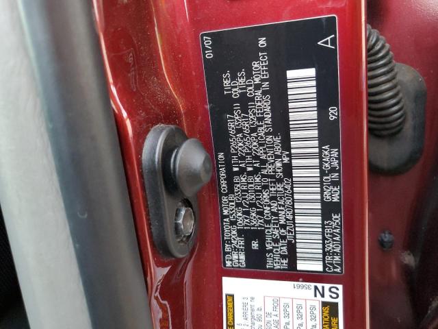 Photo 10 from auction – 2007 TOYOTA 4RUNNER SR with VIN JTEZU14R078076402