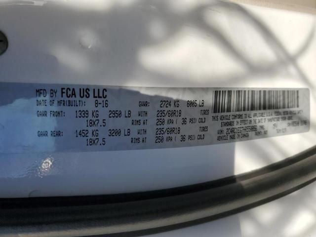 Photo 10 from auction – 2017 CHRYSLER PACIFICA T with VIN 2C4RC1EG7HR550856