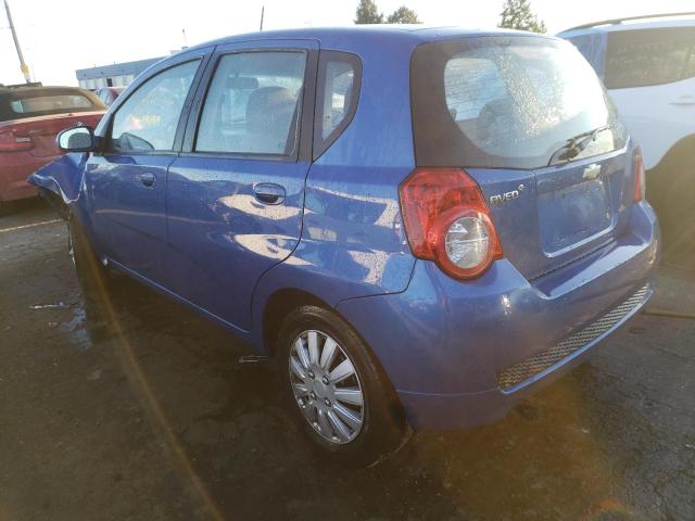 Photo 3 from auction – 2009 CHEVROLET AVEO LS with VIN KL1TD66E49B650661