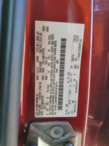 Photo 10 from auction – 2013 FORD ESCAPE SEL with VIN 1FMCU9H97DUD21813