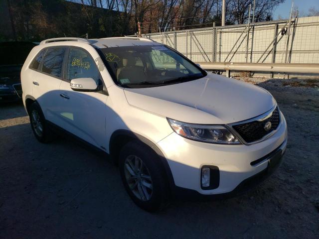 KIA SORENTO LX 2014 with VIN 5XYKTDA77EG520748 - Photo from auction